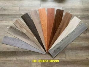 Mãu Sàn Nhựa Giả Gỗ Tự Dán