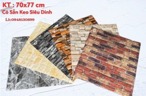 Xốp Dán Tường Gạch Cổ