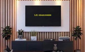 Tấm Nhựa ốp Tường Nano Lam Sóng